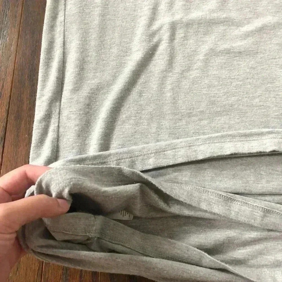 Athleta Women’s XS Grey Maxi Dress Straight Fit w/Low-Cut Back - Picture 3 of 10